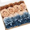 Blu-navy Blue & Burnt Orange
