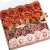 Or-orange & Dusty Rose