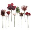 Red-burgundy & Dusty Rose