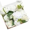 Wht-white & Olive Green