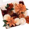 Or-terracotta & Burgundy