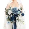 Blu-navy Blue & White