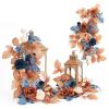imageLings moment 6Pack 2ft Artificial Flowers Garland Green ampamp Sage Lantern Flower Centerpieces Mauve Wedding Aisle Decor Chair Flowers Arch Floral for Signs DIY Table Wall Window Cake DecorationOrburnt Orange  Navy Blue