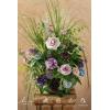imageLings Moment 410quot Tall FreeStanding Wedding Aisle Artificial Flowers for Ceremony Decor 2PCS White Walkway Floral Chair Markers Faux Rose Altar Arch Arrangement Spring Decorations OutdoorPrplsage Purple