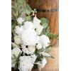 imageLings Moment 410quot Tall FreeStanding Wedding Aisle Artificial Flowers for Ceremony Decor 2PCS White Walkway Floral Chair Markers Faux Rose Altar Arch Arrangement Spring Decorations OutdoorWhtwhite  Sage