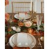 imageLings moment 2Pack 2ft Dusty Rose Artificial Flower Garland Lantern Flower Centerpieces Wedding Aisle Decor Chair Flowers Arch Floral for Signs DIY Table Wall Window Cake DecorationBrnburnt Orange  Peach