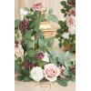 imageLings moment 2Pack 2ft Dusty Rose Artificial Flower Garland Lantern Flower Centerpieces Wedding Aisle Decor Chair Flowers Arch Floral for Signs DIY Table Wall Window Cake DecorationPkdusty Rose  Mauve