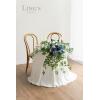 imagePreArranged Flower Packages in Dusty Blue ampamp Navy Wedding Venue Decor Package Set of 10