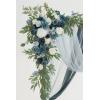 imagePreArranged Flower Packages in Dusty Blue ampamp Navy Wedding Venue Decor Package Set of 10
