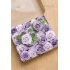 imageLings Moment Artificial Flowers 25Pcs Mauve Plum Roses Decor wStems3quot Real Touch DIY Foam Floral for Wedding BouquetCenterpieces Outdoors Party Backdrop RoomTable and GardenPot DecorationsPr Dusty Violet  Pale Lavender