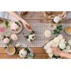 imageLings Moment Artificial Flowers 25Pcs Mauve Plum Roses Decor wStems3quot Real Touch DIY Foam Floral for Wedding BouquetCenterpieces Outdoors Party Backdrop RoomTable and GardenPot DecorationsPk Blush