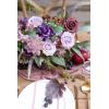 imageLings Moment Artificial Flowers 25Pcs Mauve Plum Roses Decor wStems3quot Real Touch DIY Foam Floral for Wedding BouquetCenterpieces Outdoors Party Backdrop RoomTable and GardenPot DecorationsPr Purple  Lilac