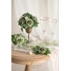 imageLings Moment Artificial Flowers 25Pcs Mauve Plum Roses Decor wStems3quot Real Touch DIY Foam Floral for Wedding BouquetCenterpieces Outdoors Party Backdrop RoomTable and GardenPot DecorationsGn Elf Green