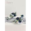 imageLings Moment Artificial Flowers 25Pcs Mauve Plum Roses Decor wStems3quot Real Touch DIY Foam Floral for Wedding BouquetCenterpieces Outdoors Party Backdrop RoomTable and GardenPot DecorationsBlu Dutch Blue  Dusty Blue