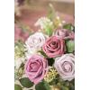 imageLings Moment Artificial Flowers 25Pcs Mauve Plum Roses Decor wStems3quot Real Touch DIY Foam Floral for Wedding BouquetCenterpieces Outdoors Party Backdrop RoomTable and GardenPot DecorationsPk Mauve