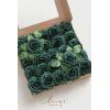 imageLings Moment Artificial Flowers 25Pcs Mauve Plum Roses Decor wStems3quot Real Touch DIY Foam Floral for Wedding BouquetCenterpieces Outdoors Party Backdrop RoomTable and GardenPot DecorationsGn Peacock Green