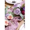 imageLings Moment Artificial Flowers 25Pcs Mauve Plum Roses Decor wStems3quot Real Touch DIY Foam Floral for Wedding BouquetCenterpieces Outdoors Party Backdrop RoomTable and GardenPot DecorationsPr Purple  Lilac