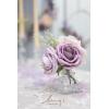 imageLings Moment Artificial Flowers 25Pcs Mauve Plum Roses Decor wStems3quot Real Touch DIY Foam Floral for Wedding BouquetCenterpieces Outdoors Party Backdrop RoomTable and GardenPot DecorationsPr Dusty Violet  Pale Lavender