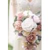 imageLings Moment Artificial Flowers 25Pcs Mauve Plum Roses Decor wStems3quot Real Touch DIY Foam Floral for Wedding BouquetCenterpieces Outdoors Party Backdrop RoomTable and GardenPot DecorationsPk Dusty Rose