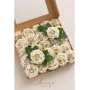 imageLings Moment Artificial Flowers 25Pcs Mauve Plum Roses Decor wStems3quot Real Touch DIY Foam Floral for Wedding BouquetCenterpieces Outdoors Party Backdrop RoomTable and GardenPot DecorationsGld Champagne Gold Rose