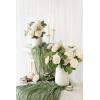 imageLings Moment Artificial Flowers 25Pcs Mauve Plum Roses Decor wStems3quot Real Touch DIY Foam Floral for Wedding BouquetCenterpieces Outdoors Party Backdrop RoomTable and GardenPot DecorationsWht Glowing Cream