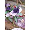 imageLings Moment Artificial Flowers 25Pcs Mauve Plum Roses Decor wStems3quot Real Touch DIY Foam Floral for Wedding BouquetCenterpieces Outdoors Party Backdrop RoomTable and GardenPot DecorationsPr Purple