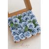 imageLings Moment Artificial Flowers 25Pcs Mauve Plum Roses Decor wStems3quot Real Touch DIY Foam Floral for Wedding BouquetCenterpieces Outdoors Party Backdrop RoomTable and GardenPot DecorationsBlu Provence