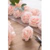 imageLings Moment Artificial Flowers 25Pcs Mauve Plum Roses Decor wStems3quot Real Touch DIY Foam Floral for Wedding BouquetCenterpieces Outdoors Party Backdrop RoomTable and GardenPot DecorationsPk Blush