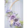 imageLings Moment Artificial Flowers 25Pcs Mauve Plum Roses Decor wStems3quot Real Touch DIY Foam Floral for Wedding BouquetCenterpieces Outdoors Party Backdrop RoomTable and GardenPot DecorationsPr Dusty Violet  Pale Lavender