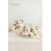 imageLings Moment Artificial Flowers 25Pcs Mauve Plum Roses Decor wStems3quot Real Touch DIY Foam Floral for Wedding BouquetCenterpieces Outdoors Party Backdrop RoomTable and GardenPot DecorationsPk Blush