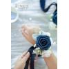 imageLings Moment Artificial Flowers 25Pcs Mauve Plum Roses Decor wStems3quot Real Touch DIY Foam Floral for Wedding BouquetCenterpieces Outdoors Party Backdrop RoomTable and GardenPot DecorationsBlu Navy Blue