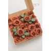 imageLings Moment Artificial Flowers 25Pcs Mauve Plum Roses Decor wStems3quot Real Touch DIY Foam Floral for Wedding BouquetCenterpieces Outdoors Party Backdrop RoomTable and GardenPot DecorationsOr Burnt Orange