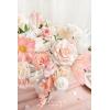 imageLings Moment Artificial Flowers 25Pcs Mauve Plum Roses Decor wStems3quot Real Touch DIY Foam Floral for Wedding BouquetCenterpieces Outdoors Party Backdrop RoomTable and GardenPot DecorationsWht Glowing Cream