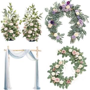 imageLings Moment 8 Pack Wedding Venue Decor Package in Rouge Color