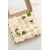 imageLings Moment Flowers 25pcs Fake Gardenia Burnt Terra Rust Artificial Flowers wStems Fake Flower for DIY Wedding Decorations Centerpieces Bouquets BoutonnieresWhtcream
