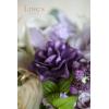 imageLings Moment Flowers 25pcs Fake Gardenia Burnt Terra Rust Artificial Flowers wStems Fake Flower for DIY Wedding Decorations Centerpieces Bouquets BoutonnieresPurviolet Nocturne