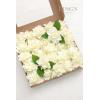 imageLings Moment Flowers 25pcs Fake Gardenia Burnt Terra Rust Artificial Flowers wStems Fake Flower for DIY Wedding Decorations Centerpieces Bouquets BoutonnieresWhtoatmeal Ivory