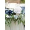 imageLings Moment Flowers 25pcs Fake Gardenia Burnt Terra Rust Artificial Flowers wStems Fake Flower for DIY Wedding Decorations Centerpieces Bouquets BoutonnieresBlusteel Blue