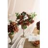imageLings Moment Flowers 25pcs Fake Gardenia Burnt Terra Rust Artificial Flowers wStems Fake Flower for DIY Wedding Decorations Centerpieces Bouquets Boutonnieres0rburnt Terra Rust