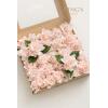 imageLings Moment Flowers 25pcs Fake Gardenia Burnt Terra Rust Artificial Flowers wStems Fake Flower for DIY Wedding Decorations Centerpieces Bouquets BoutonnieresPkpeach Cream
