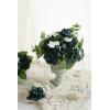 imageLings Moment Flowers 25pcs Fake Gardenia Burnt Terra Rust Artificial Flowers wStems Fake Flower for DIY Wedding Decorations Centerpieces Bouquets BoutonnieresGrnteal Green