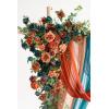 imageLings Moment Flowers 25pcs Fake Gardenia Burnt Terra Rust Artificial Flowers wStems Fake Flower for DIY Wedding Decorations Centerpieces Bouquets Boutonnieres0rburnt Terra Rust