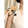 imageLings Moment 2pcs Prom WristShoulder Corsage Artificial Flower GirlMother HomecomingWedding Corsage Wristlet Dcor etc Black Gothic BurgundyBlublue  Pompon Mum