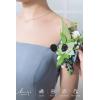 imageLings Moment 2pcs Prom WristShoulder Corsage Artificial Flower GirlMother HomecomingWedding Corsage Wristlet Dcor etc Black Gothic BurgundyBlublue