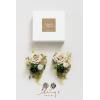 imageLings Moment 2pcs Prom WristShoulder Corsage Artificial Flower GirlMother HomecomingWedding Corsage Wristlet Dcor etc Black Gothic BurgundyGrnemerald Green  Beige