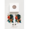 imageLings Moment 2pcs Prom WristShoulder Corsage Artificial Flower GirlMother HomecomingWedding Corsage Wristlet Dcor etc Black Gothic BurgundyOrdark Teal  Orange