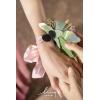 imageLings Moment 2pcs Prom WristShoulder Corsage Artificial Flower GirlMother HomecomingWedding Corsage Wristlet Dcor etc Black Gothic BurgundyPkdusty Rose  Navy Blue