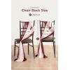 imageLings Moment Wedding Chiffon Chair Sashes Cover Aisle Decorations Draping Fabric WrinkleFree with Tie 16 Pcs Burgundy for Party Ceremony Reception Floral Arrangement Banquet Outdoor DecorRedburgundy  Dusty Rose