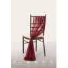 imageLings Moment Wedding Chiffon Chair Sashes Cover Aisle Decorations Draping Fabric WrinkleFree with Tie 16 Pcs Burgundy for Party Ceremony Reception Floral Arrangement Banquet Outdoor DecorRedburgundy