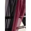 imageLings Moment Wedding Chiffon Chair Sashes Cover Aisle Decorations Draping Fabric WrinkleFree with Tie 16 Pcs Burgundy for Party Ceremony Reception Floral Arrangement Banquet Outdoor DecorBlkburgundy  Black
